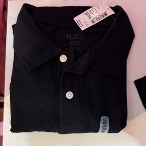 The Children's Place Black Polo Shirt